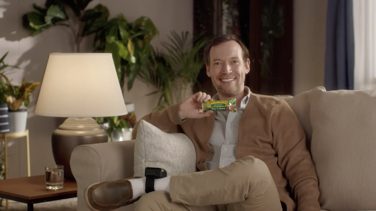 KIND BAR Less Sugar commercial still directed by Win Bates